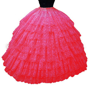 <span class=keywords><strong>Vente</strong></span> flash : <span class=keywords><strong>Jupon</strong></span> à 6 cerceaux et 9 couches en dentelle, jupe tutu moelleuse à armature en os de poisson, costumes de cancan, robe de mariée, technique de volants, grand <span class=keywords><strong>jupon</strong></span> - Product Image 3
