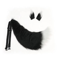Dropship Large Plush Animal Tail Fox Wolf Tail Cosplay Prop Furry Costume Accessory