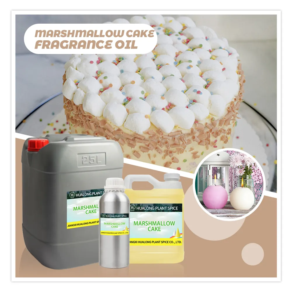 एच एल-Marshmallow केक सुगंधित तेलों निर्माता, थोक कपास कैंडी खुशबू तेल सुगंधित मोमबत्ती बनाने के लिए | स्वाद और खुशबू