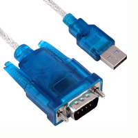 Cable convertidor Serie USB 2,0 a RS-232 macho (9 pines) DB9 Compatible para Windows 10/8.1/8/7/VISTA/XP, Mac OS X 10,6 y superior