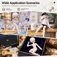 Usine OEM ODM : Figurine d'action en PVC personnalisée, poupée BJD, design 3D, multi-articulations mobiles, style anime, jouet de collection pour la vente au détail en boîte mystère