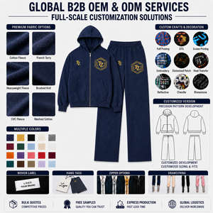 Custom Heavyweight 100% Cotton Hoodie <b>Screen</b> Print Zipper Hoodie Distressed Acid <b>Wash</b> Oversized Sweatsuits Tracksuit - Product Image 6