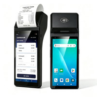 Máquina de Pago para Pedidos Móviles, POS Android Portátil 4G NFC, Terminal POS de Mano de 6 Pulgadas Z300C