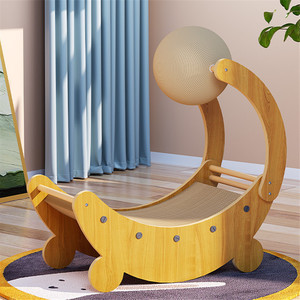 <strong>Cat</strong> Scratch Board With Sisal Ball Kitten Indoor <strong>Climbing</strong> <strong>Frame</strong> Scratching Pad <strong>Cat</strong> Bed 2 in 1 Durable Scratcher Toy - Product Image 3