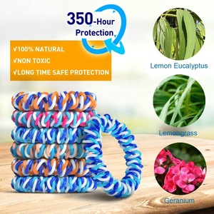Pulsera de EVA ajustable, bobina de <span class=keywords><strong>citronela</strong></span> de doble Color, repelente de mosquitos, accesorio de estado sólido - Product Image 5