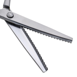 Lu Ban's Work All Steel <b>Sewing</b> Shears 9.8 Inch Stainless Steel Blades Partially Serrated For Fabric And Lace Cutting - Product Image 2