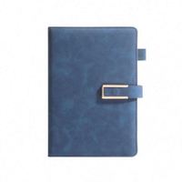 Libreta de Cuero PU A5 con Logotipo Personalizado Promocional 2025, Diario con Ranura para Bolígrafo, Estilo Moderno, 100 Hojas de Seda