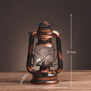 Античная латунная керосиновая лампа для кемпинга - Product Image 5