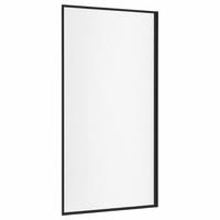 Paroi de douche fixe moderne en verre trempé de 8 mm, facile à installer, durable et facile à nettoyer, pour salle de bain, hôtel, appartement, garantie 3 ans