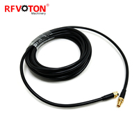 Cable Coaxial SMA Macho a SMA Hembra con Conector de Panel LMR200 para Antena WiFi, Router, Extensión Inalámbrica, 5 Metros