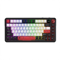 Clavier mécanique AJAZZ AK820 MAX PLUS à interrupteurs silencieux, tri-mode, écran RGB, personnalisable (édition PC)
