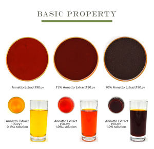 China <span class=keywords><strong>Annatto</strong></span> <span class=keywords><strong>Bixin</strong></span> Meerdere Model 190.cv 15% 70% <span class=keywords><strong>Annatto</strong></span> Zaad Extract Poeder - Product Image 4