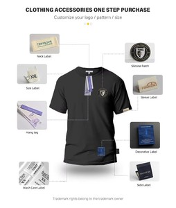 Étiquettes suspendues en papier personnalisées de qualité supérieure, étiquettes épaisses noires pour vêtements avec logo et cordon - Product Image 3