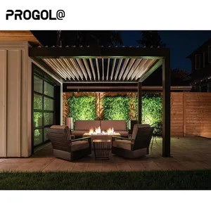 APRO Precio de Venta de China al aire libre sistema pérgola bioclimatique pérgola automática de aluminio pérgola impermeable - Product Image 4