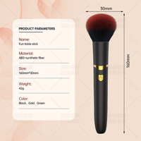 U.S. Bestseller Langlebiger Tragbarer Vibrator in Form eines Make-up-Pinsels mit Heiz- und Vibrationsfunktion Paar-Sexspielzeug