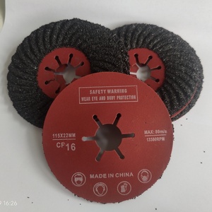 Dischi Semi-flessibili in carburo di silicio 100*16mm 16/24/36/46/60/80 grana 5 pollici mola disco disco abrasivo Flap - Product Image 1