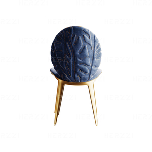 เก้าอี้ห้องนั่งเล่นวินเทจผ้าหนังแท้ที่ทันสมัยที่นั่งในสีดำสีขาวสีเหลืองสำหรับห้องครัว - Product Image 1