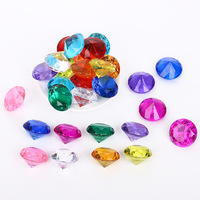 Perle plastique Diamant Gemmes Bijoux Pirate Gems Set Treasure Jewels Chest Hunt Party Favors