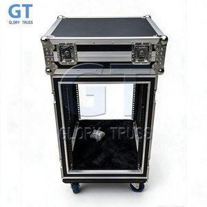 Flight Case Rack <span class=keywords><strong>ATA</strong></span> Personalizzato con Ruote per Amplificatori Audio 8U 10U 12U 14U 16U, Antiurto - Product Image 5