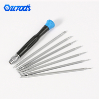 Qixin Kit d'outils de réparation d'ordinateur mobile 8 en 1 Mini tournevis de précision magnétique multifonctionnel