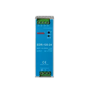 Chuyển đổi cung cấp điện EDR-120-24 Din Rail duy nhất Loại Đầu ra sử dụng 24V 120W AC DC công nghiệp cung cấp điện