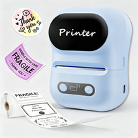 Printer Thermal Mini Portabel 58mm, Label 2 inci Perekat Sendiri, Antarmuka Nirkabel untuk POS dan Struk Barcode