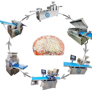Giá Vàng hoàn toàn tự động làm bánh Pizza dòng máy nước sốt bánh Pizza máy
