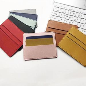 Mini Cartera Ultradelgada de Cuero PU Ligera para Tarjetas de Crédito y de Negocios, Regalo Promocional Económico - Product Image 3