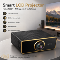 Projecteurs LED LCD personnalisés HY300 4k 1080P Home Cinéma 1600 Lumens ANSI Smart Android APP 5g Wifi Vidéo Beamer TV