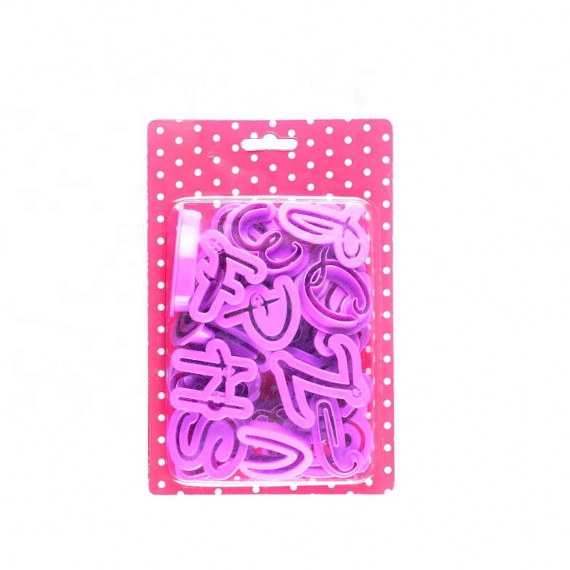 26ピース/セットアルファベット文字番号クッキーカッティング