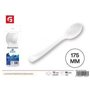 Cucchiai di plastica usa e getta 12L.12-utensili per feste - Product Image 1