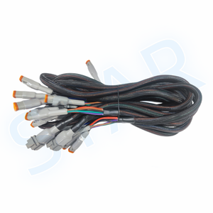 OEM Deutsch DT 2/3/4/6/12 Pin erkek kadın su geçirmez fiş konnektörü lastik çizme ile 18/16/14AWG otomotiv teli koşum - Product Image 5