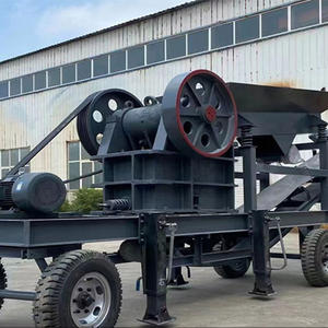 Petit concasseur de pierres à mâchoires mobile alimenté par un moteur diesel, avec criblage par vibration, pour l'Afrique - Product Image 4