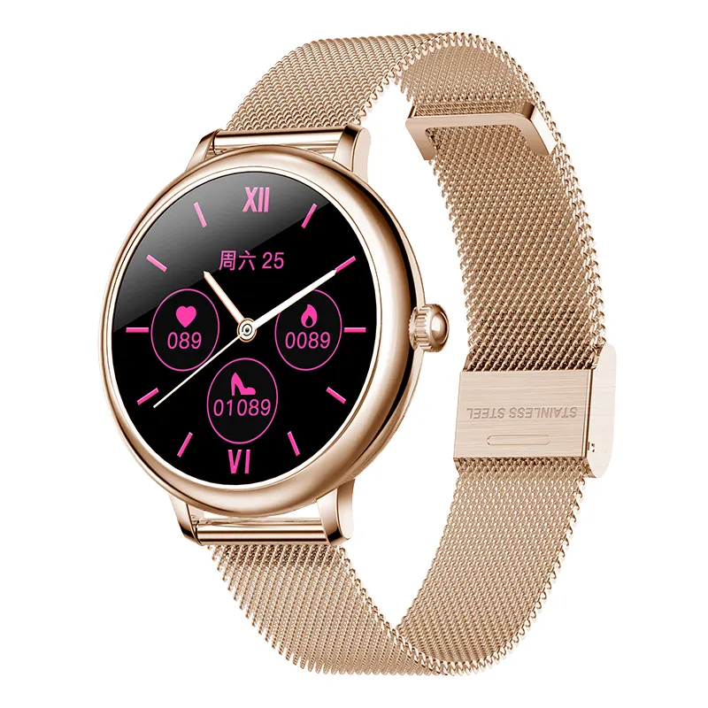 New CF80 Smart Watch with IP67 Waterproof Heart Rate Blood Pressure Monitor Ladies Smart Watch Metal Women Sports Smartwatch