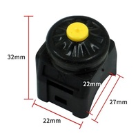 Interrupteur de guidon pour moto, bouton poussoir rouge jaune, démarreur Dirt Bike ATV UTV Dual Sport, 22mm, 7/8 pouces