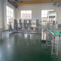 Machine de remplissage et de bouchage automatique de bouteilles et de barils en plastique électrique 20L, haute productivité, précision de 99%, contrôlée par PLC, pour boissons et aliments