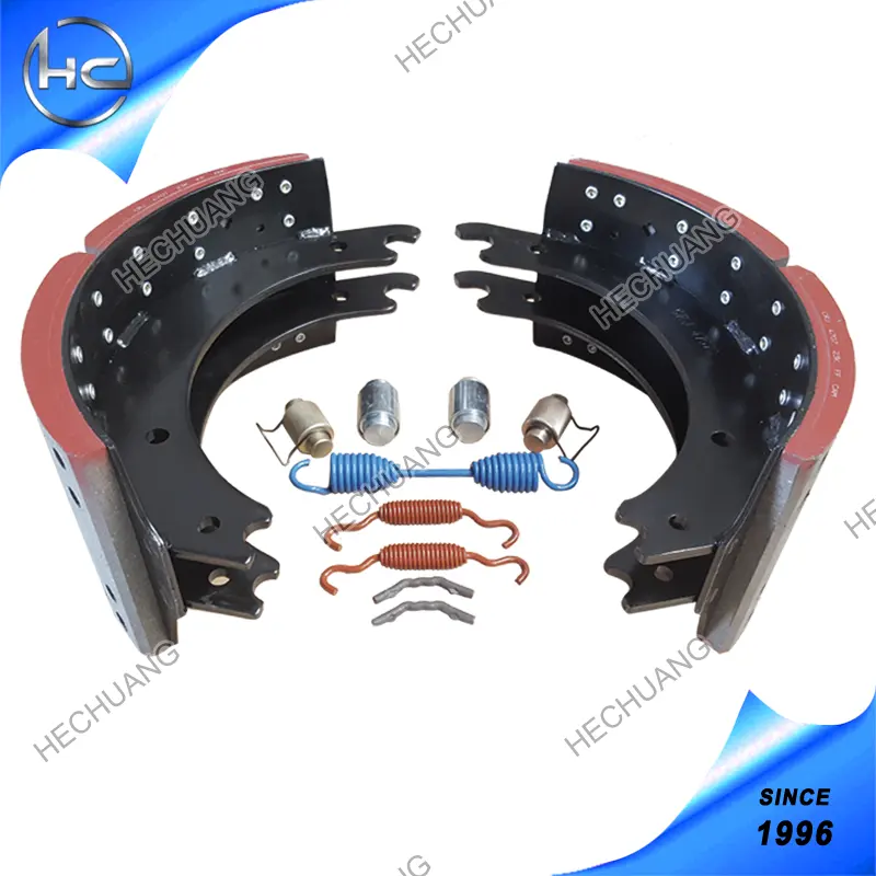 Sapato de freio completo para caminhão americano ou para freio de reboque com kit de reparo de cera dura 4515q/4515