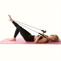 Bandas de Resistencia PINJIAN para Ejercicio en Casa, Bandas de Yoga para Mujeres, 5 Niveles, Bandas de Ejercicio Ecológicas