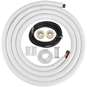 Tubería de Cobre Aislada para <span class=keywords><strong>Aire</strong></span> <span class=keywords><strong>Acondicionado</strong></span> 1/4 3/8 ASTM B280, Kit de Instalación de AC con Aislamiento de PE para Sistemas Split - Product Image 4
