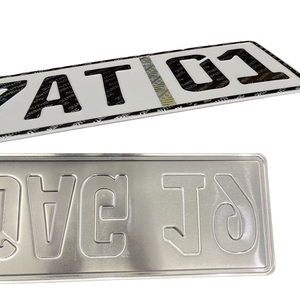 Aangepaste Europese Unie Reliëf Uk Reflecterende Decoratieve Kentekenplaat Met Rfid Bevestigd - Product Image 6