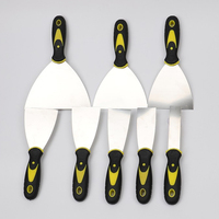 2023 plus récent outils de construction de nettoyage de sol en acier au carbone mastic grattoir couteau à mastic pour mur