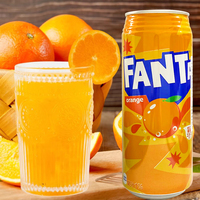 Boissons gazeuses Coca-Cola japonaises en gros, saveur pomme, saveur orange, saveur raisin doré, boisson gazeuse Fanta 500 ml/250 ml