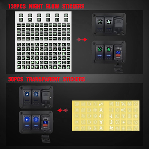 DIY Aufkleber 3 Gang Marine <span class=keywords><strong>Control</strong></span> Box Vor verdrahtete Typ <span class=keywords><strong>C</strong></span> USB USB Lade buchse 12V Schalttafel für Boots wagen RV - Product Image 6