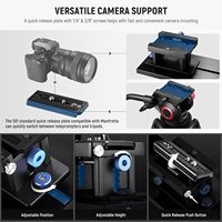 NEEWER Téléprompteur X17 II avec télécommande/application RT113, écran HD 17 pouces, cadre tout métal, support caméra amélioré, plaque QR