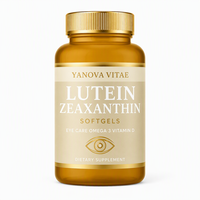 Complément Avancé pour la Santé Oculaire des Adultes : Lutéine, Zéaxanthine, Oméga-3 et Vitamine D – Protection Antioxydante de la Vision en Gélules Molles