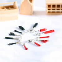 Mini-boîte à outils simulée avec outils de réparation pour accessoires de maison de poupée, mini-marteau, clé à molette, ornements DIY