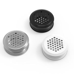 Breathable Stainless Steel Vent <b>Plug</b> H30401 White Black For Wardrobe Cabinet Hardware - Product Image 2