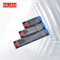 Transformador impermeable ultrafino de CA CC para interiores de 12V/24V, fuente de alimentación conmutada SMPs de 60W-500W para la industria de controladores de luz LED