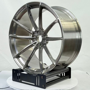 Ruedas <span class=keywords><strong>GUDE</strong></span> de Aleación de Aluminio Forjado con Acabado Plateado Cóncavo Profundo de 18-23 Pulgadas 5x112/120/114.3 para 350Z/370Z para M5/M3/M4 - Product Image 6