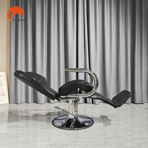 Chaise de styliste moderne noire, mobilier de salon de coiffure, professionnel, 360 °   Chaises de salon pivotantes <span class=keywords><strong>pour</strong></span> hommes, salon de coiffure - Product Image 6